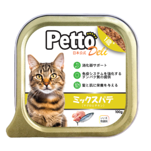 Pate hỗn hợp cá & gà cho Mèo PETTO DELI 100g chất lượng Nhật Bản
