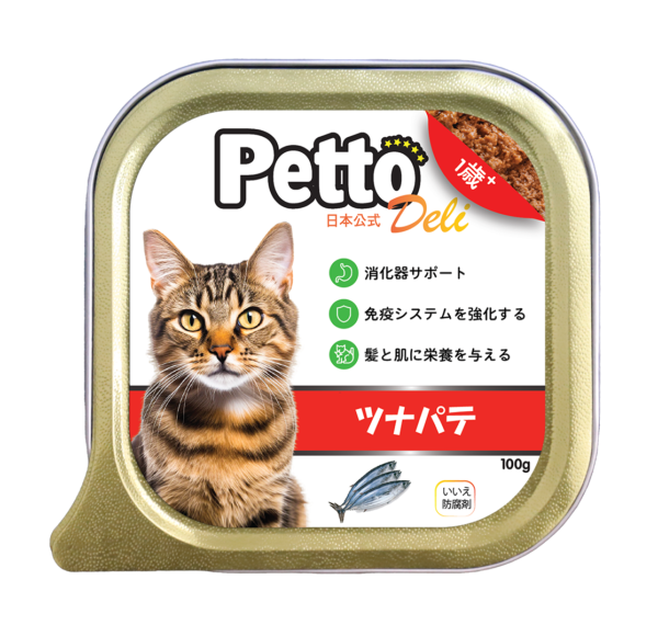 Pate cá cho Mèo PETTO DELI Thơm Ngon 100g Chất lượng Nhật Bản