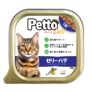 Thạch cá vị thơm cho Mèo PETTO DELI 100g chất lượng Nhật Bản