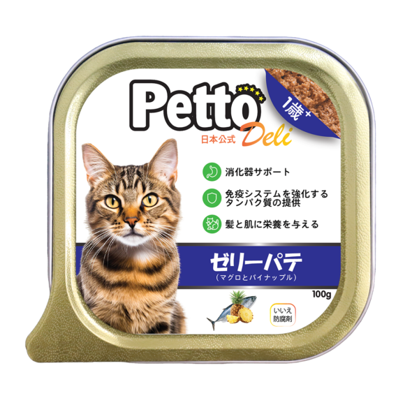 Thạch cá vị thơm cho Mèo PETTO DELI 100g chất lượng Nhật Bản